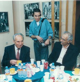 Shimon Peres (born 1923) & Yosi Yadin (1920-2001)
