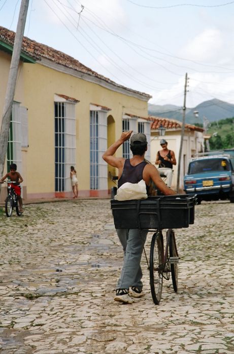 Bicycle is a common transport in Trinidad