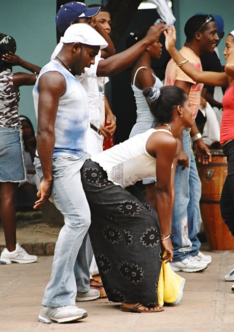 Sexual Conga dancing in Santiago de Cuba Museum of Carnival