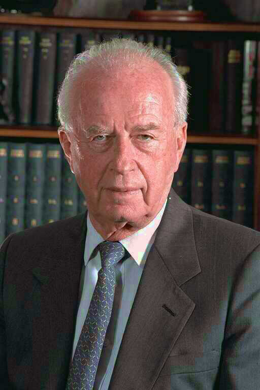 Yitzhak Rabin. Killed by 3 bullets