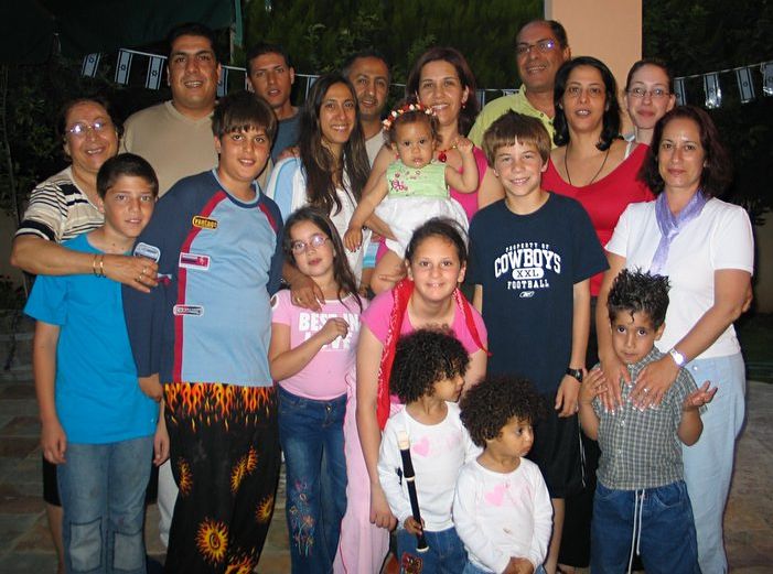 משפחת סגיר עם רוני - 2005